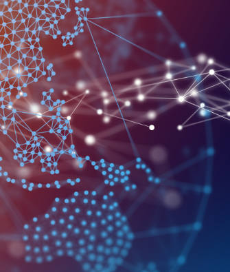 A lit map of network nodes